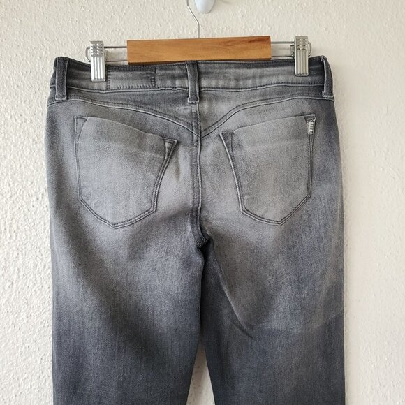 Siwy Leona Skinny Jean in‎ Teasing Wash Black Gray Ombre Size 24 - Picture 5 of 10